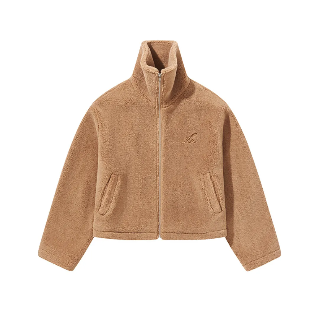 Embroidered Sherpa Jacket