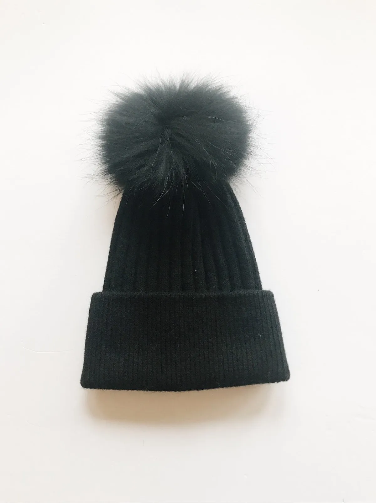 Equation Elliott Hat with pom - navy