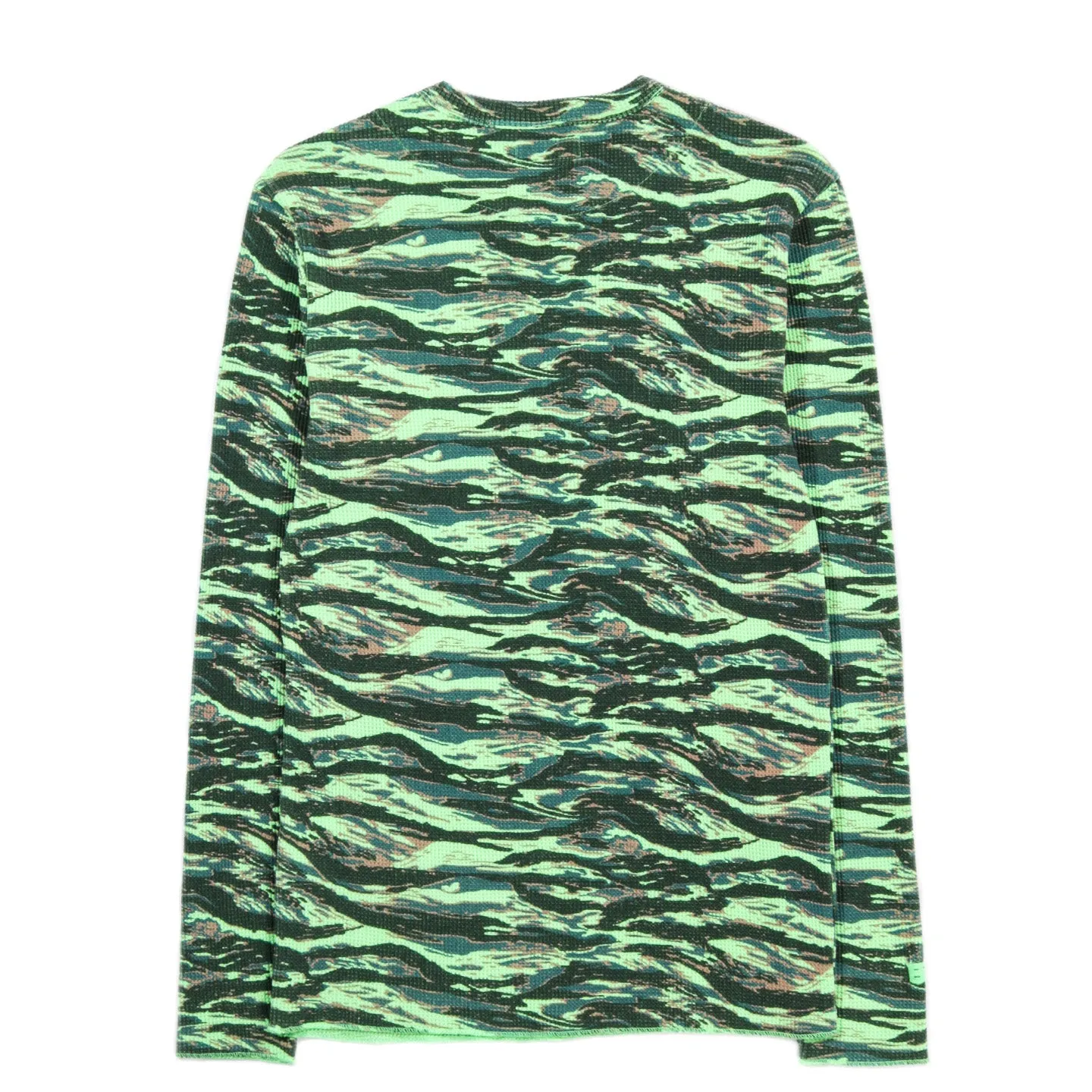 ERL RAVE CAMO THERMAL SHIRT GREEN