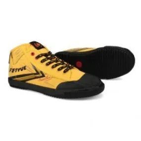 Feiyue x Bruce Lee 1920 FE MID Canvas Trainers - Yellow/Black