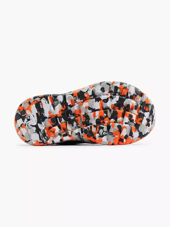 FILA  Infant Boys Slip On Grey/Orange Trainers