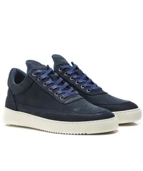 Filling Pieces Nubuck Low Top Ripple Trainers | Jules B