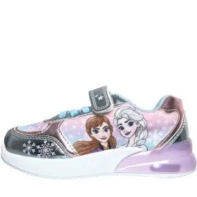 FROZEN Girls Frosty Lights Trainers Multi