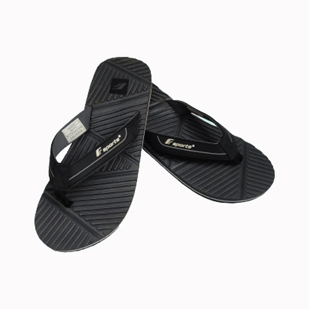 F.SPORTS MEN'S SLIPPER GREY/BLACK