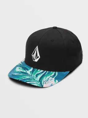 Full Stone Print Flexfit Hat - Black