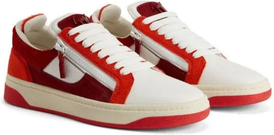 Giuseppe Zanotti GZ94 panelled sneakers Red