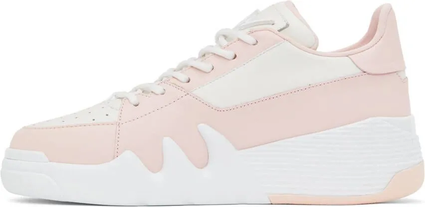 Giuseppe Zanotti Pink & White Talon Sneakers