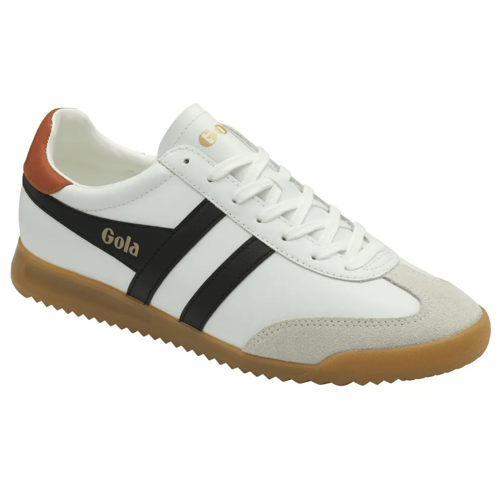 Gola Mens TORPEDO White Black Orange Trainers