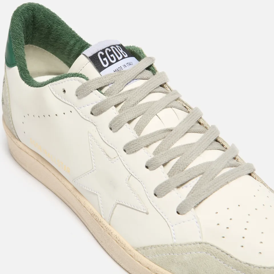 Golden Goose Men's Ball Star Leather Trainers - UK 10 | Coggles