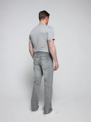 Grey Loose Fit Jeans With Stretch | Men | George at ASDA