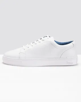 Hayle Antiqued Calf Leather Mens Trainers