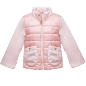 Herno Pink Nylon Jacket And Taffeta For Girls And Teen