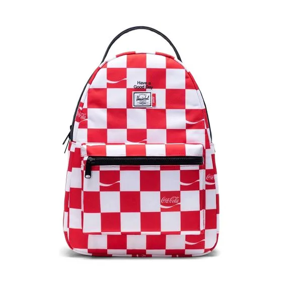 Herschel Nova Mid-Volume White / Red / Checkerboard Backpack