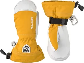 Hestra Juniors' Army Leather Heli Ski Mitt Yellow | Buy Hestra Juniors' Army Leather Heli Ski Mitt Yellow here | Outno