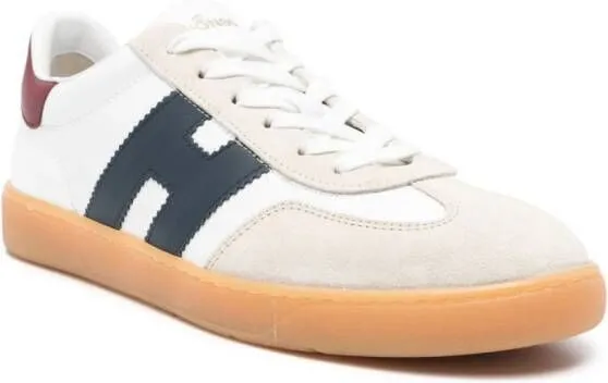 Hogan Cool leather sneakers Neutrals