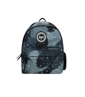 Iconic raindrop camo backpack one size black Hype