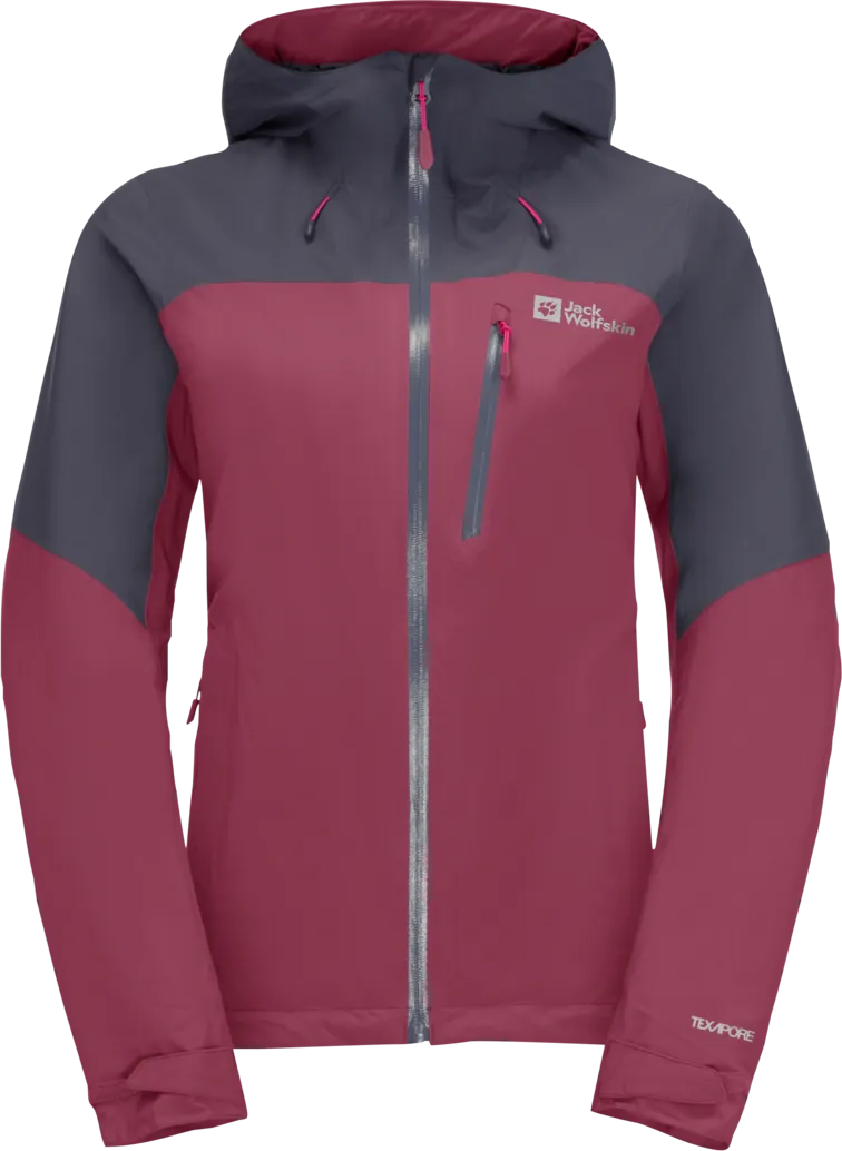 Jack Wolfskin Women's Go Hike Jacket Sangria Red | Buy Jack Wolfskin Women's Go Hike Jacket Sangria Red here | Outnort