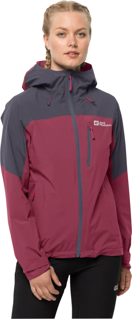 Jack Wolfskin Women's Go Hike Jacket Sangria Red | Buy Jack Wolfskin Women's Go Hike Jacket Sangria Red here | Outnort