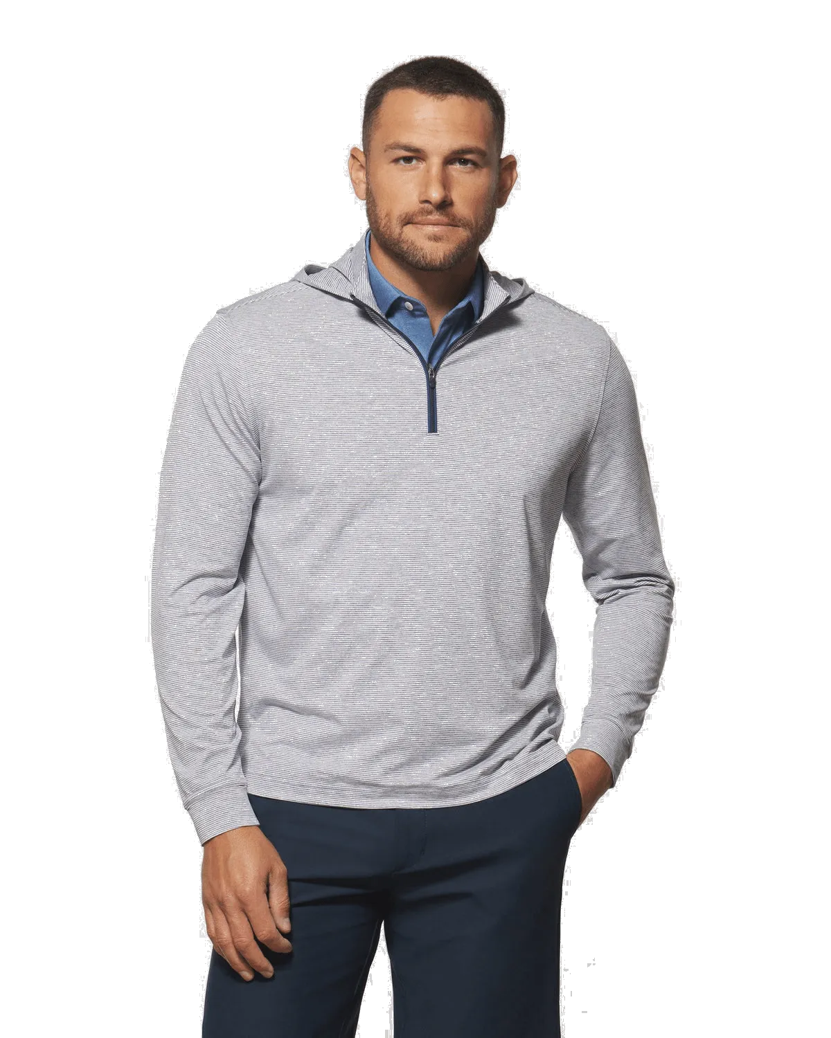 johnnie-O - Hybrid Performance 1/4 Zip Hoodie