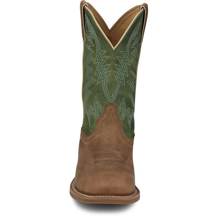 Justin Men's Big Bucks 11-In Western Boot in Tan