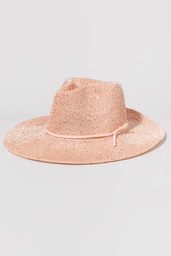 Karen Sparkle Panama Straw Hat