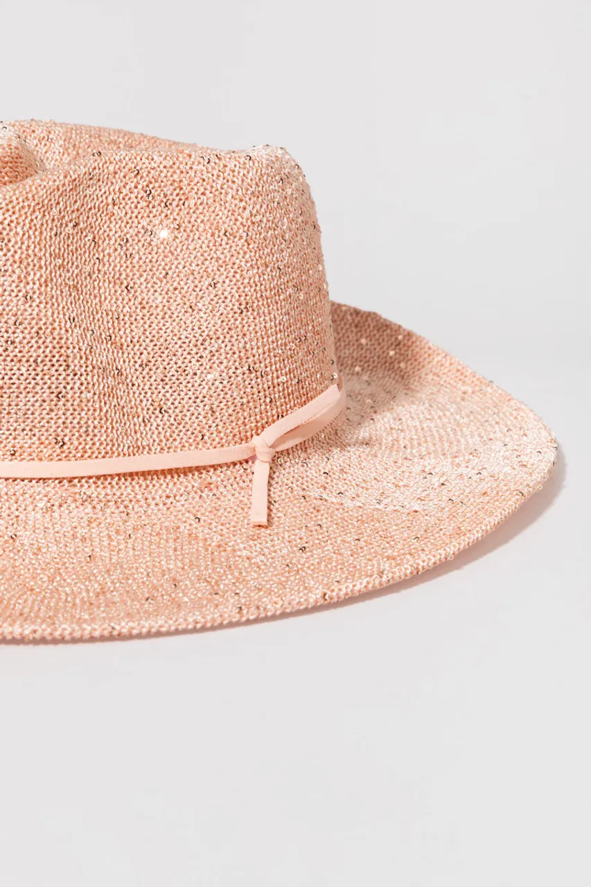 Karen Sparkle Panama Straw Hat