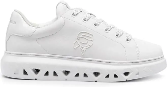 Karl Lagerfeld NFT Kapri leather sneakers White