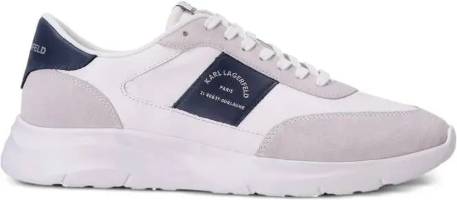 Karl Lagerfeld Serger leather sneakers White