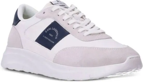 Karl Lagerfeld Serger leather sneakers White