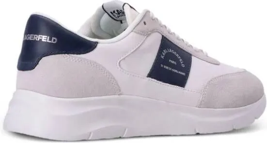 Karl Lagerfeld Serger leather sneakers White