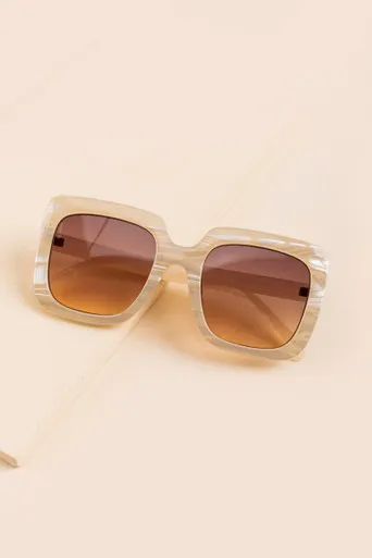 Kelly Large Square Sunglasses