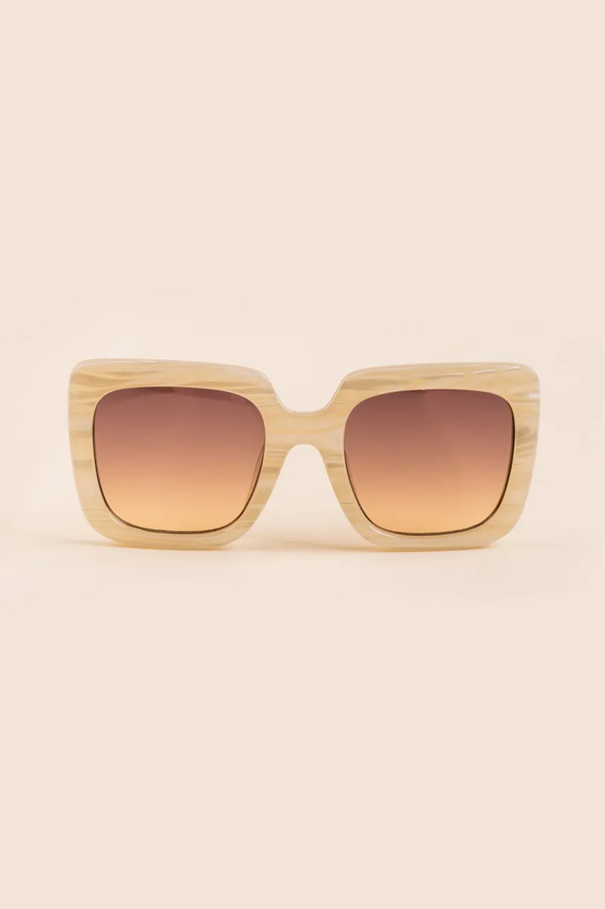 Kelly Large Square Sunglasses