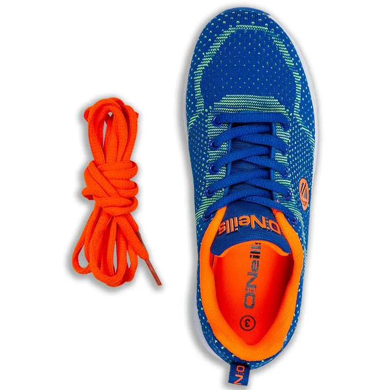 Kids' Astrid Laced Trainers Junior Marine / Orange / Blue