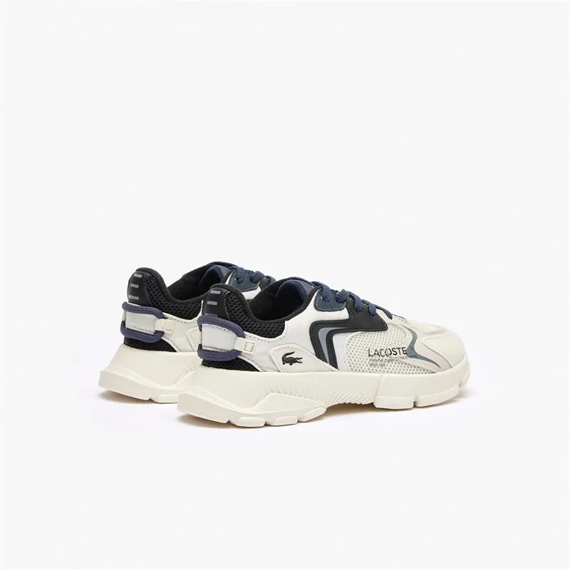 Lacoste Kids L003 Neo Trainers Off White/Black