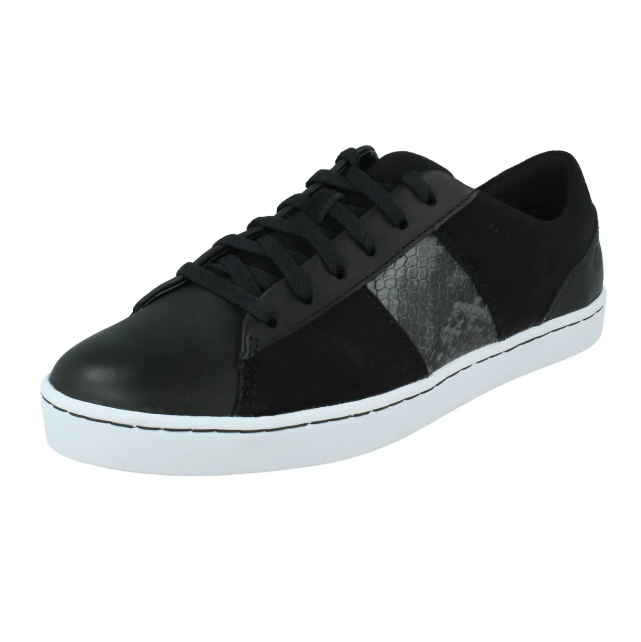 Ladies Clarks Lace Up Casual Trainers Pawley Rilee