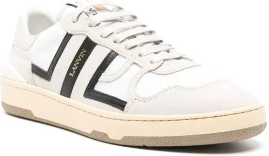 Lanvin Clay panelled sneakers White