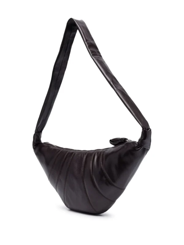 Lemaire Medium Croissant Shoulder Bag Dark Chocolate | Luxury and style at your fingertips