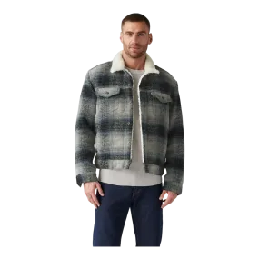 Levi's Plaid Type 3 Sherpa Truck Jacket