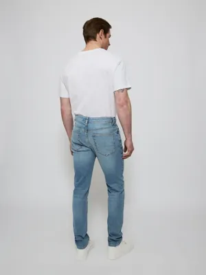 Light Wash Denim Skinny Fit Jeans | Men | George at ASDA