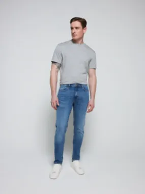 Light Wash Skinny Fit Jeans With Stretch | Men | George at ASDA