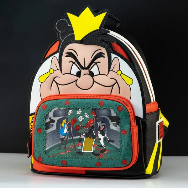 Loungefly x Disney Alice in Wonderland Queen of Hearts Mini Backpack