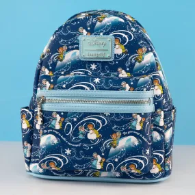 Loungefly x Disney Frozen Snow Play AOP Mini Backpack