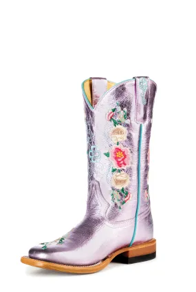 Macie Bean Pink Metallic Children's Boot