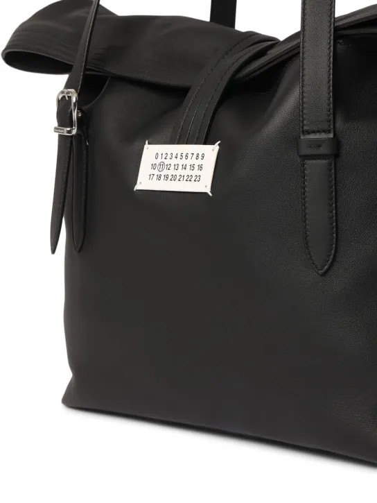 Maison Margiela   Paper medium leather shoulder bag 