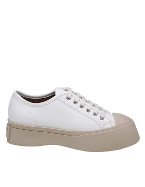 MARNI PABLO SNEAKERS IN WHITE NAPPA