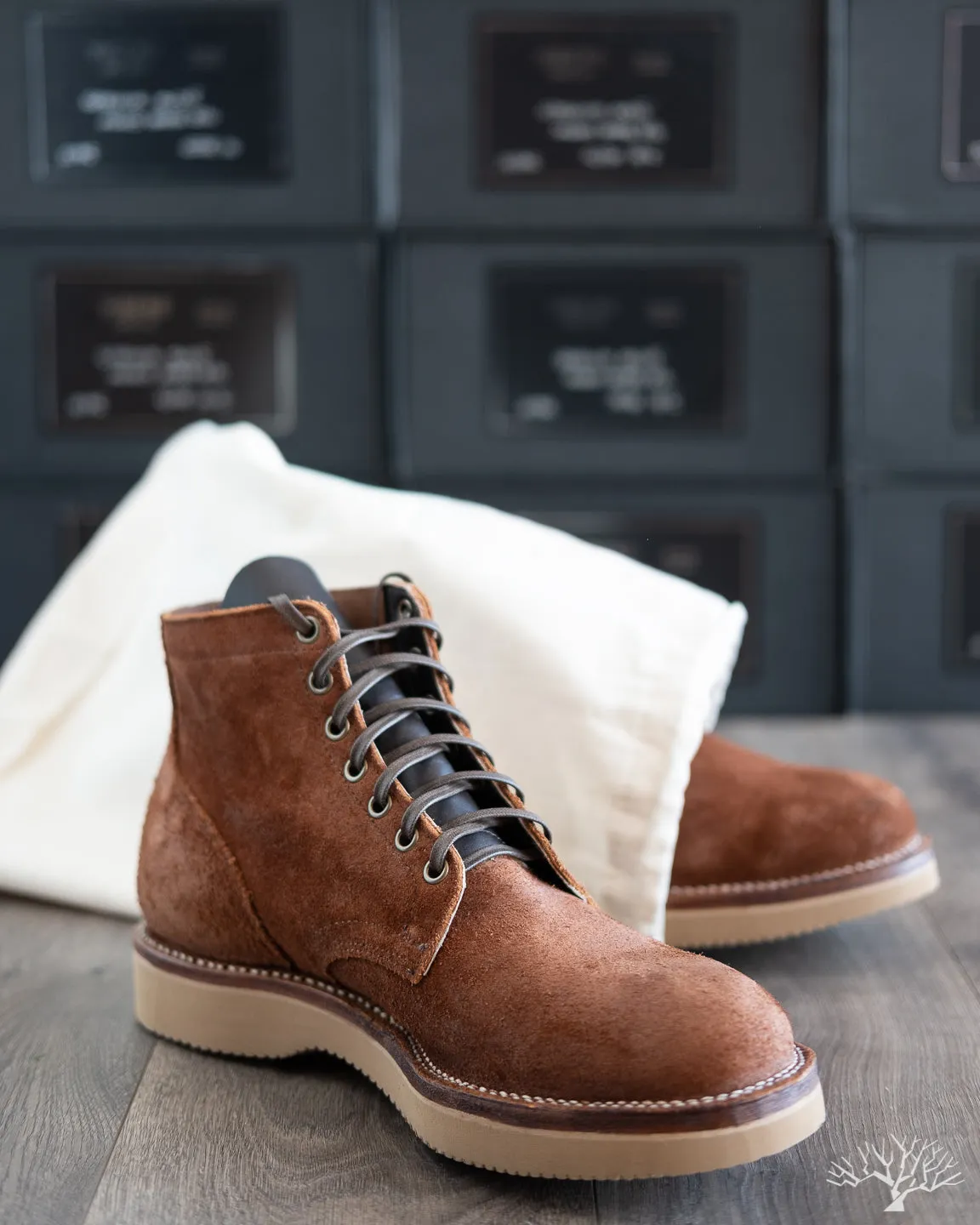 Marvington Service Boot - Aged Bark Roughout - 1035