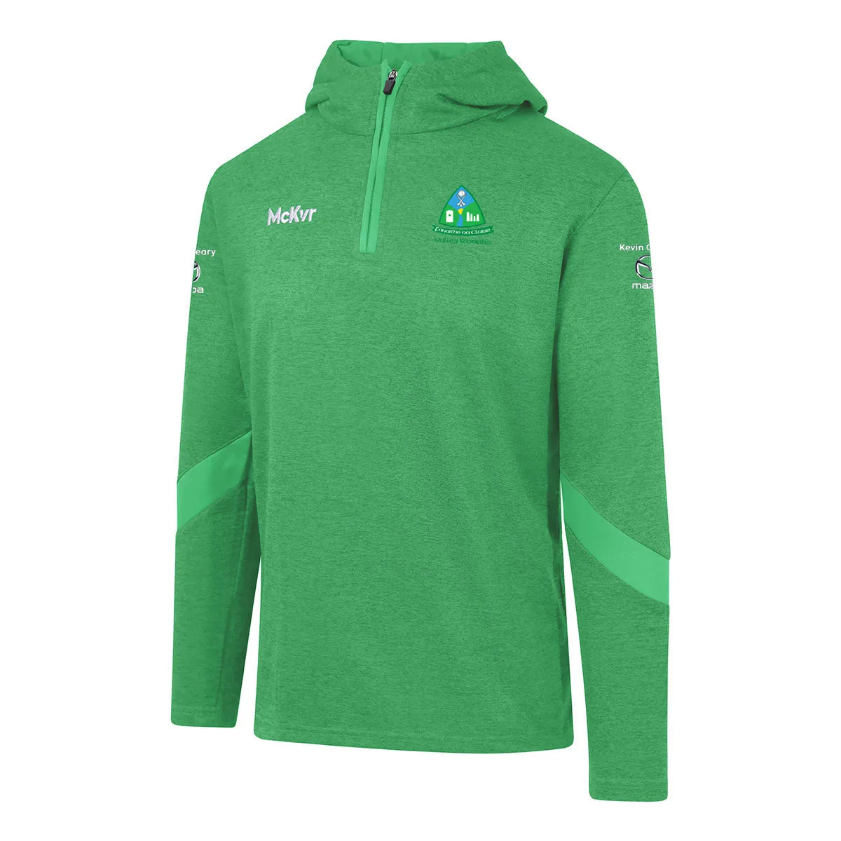 Mc Keever Valley Rovers Core 22 1/4 Zip Hoodie - Adult - Green