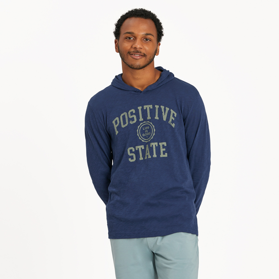 Men's Positive State Textured Slub Hoodie