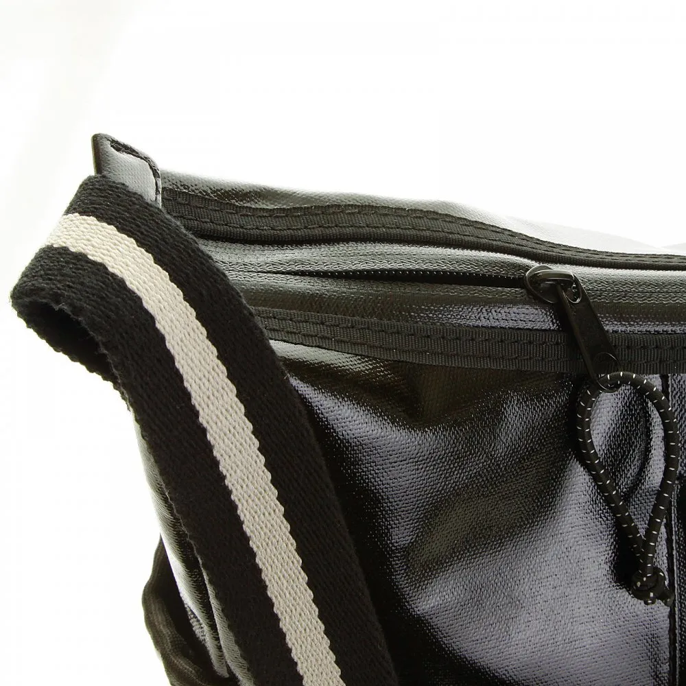 Mens Unisex Black Shoulder Cyclist Fashion Bag