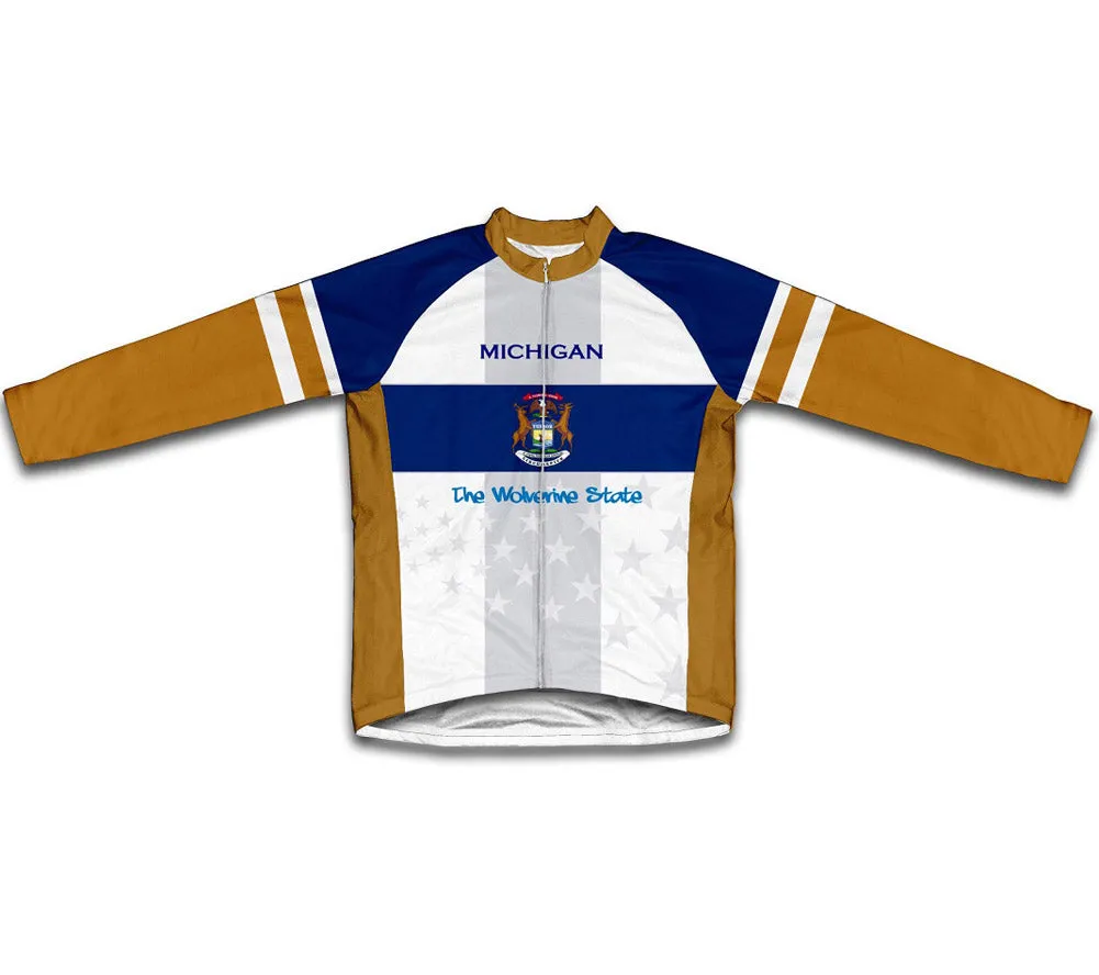 Michigan Flag Winter Thermal Cycling Jersey